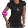 RocaWear Womens *Exclusive`` Skulls Puff Tee