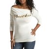 RocaWear Womens The Scored Roc Top (Cream)