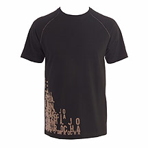 Rocha.John Rocha Brown letter print t shirt