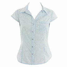 Rocha.John Rocha Light blue floral burnout shirt