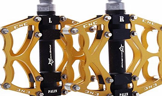 ROCKBROS Aluminum Bearing Pedals Bicycle Bike MTB BMX Mountain Platform 9/16 CS4