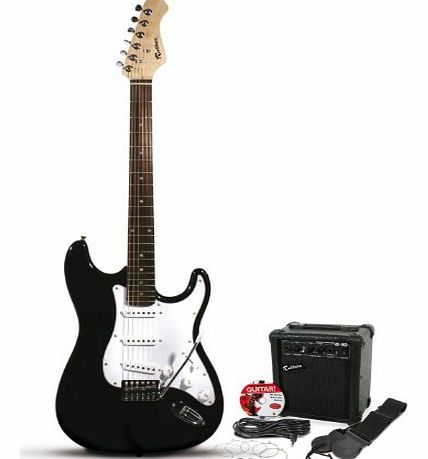 PB Style Bass Guitar Pack - Black