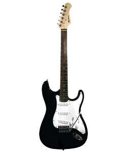 Rockburn ST Electric Guitar Diamond Black