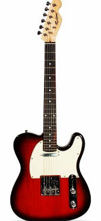 Rockburn TC Style Electric Guitar - Tobacco Sunburst