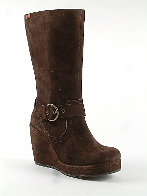 Beckett Ladies Suede Boots - Tribal Brown