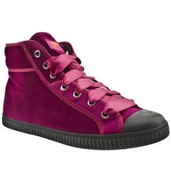 Female Rocketdog Screamout Fabric Upper Casual in Burgundy, Grey