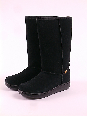 Kids Sugar Daddy Kids Suede Boots - Black