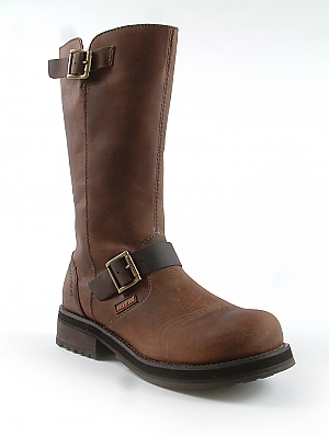 Knockout Biker Boots - Saddle