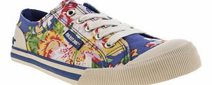 womens rocket dog white & blue jazzin iv opa