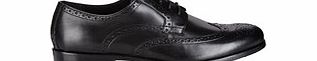 Castleton black leather lace-up brogues