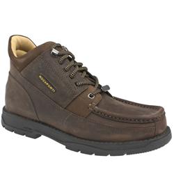 Male Rockport Marangu Leather Upper Casual in Dark Brown