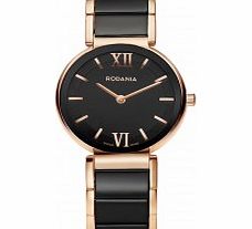 Rodania Swiss Ladies Rose and Black VV1 Ceramic