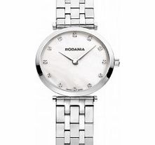 Rodania Swiss Ladies Silver Elios Watch