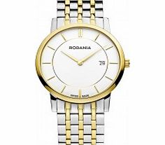 Rodania Swiss Mens Two Tone Elios Watch