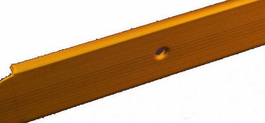 Rolabond Kitchen Worktop Trim End Cap Matt Gold 30mm x 630mm