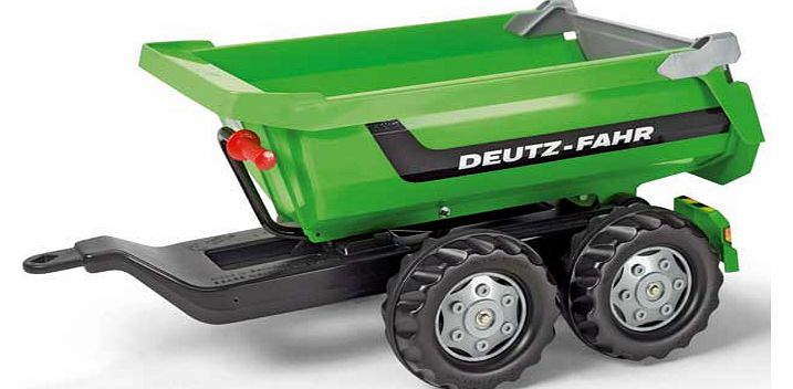 Green Half Pipe Trailer for Childs Tractor