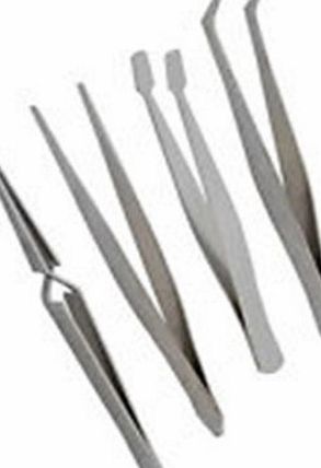 Rolson 4 PC PIECE TWEEZER TWEEZERS SET CRAFTS JEWELLERY