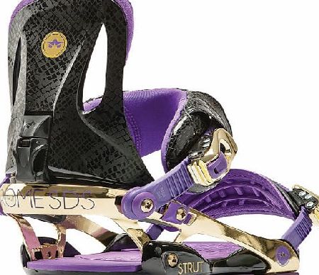 Rome Womens Rome Strut Snowboard Bindings - Black