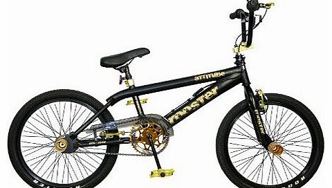 Attitude Matt BMX Bike - Black/Gold