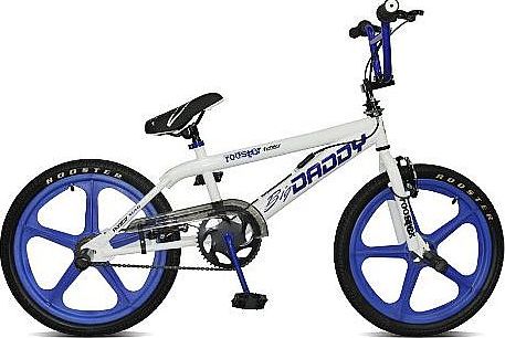 Rooster Big Daddy Mag 2011 Boys BMX Bike - White/Blue, 20 Inch