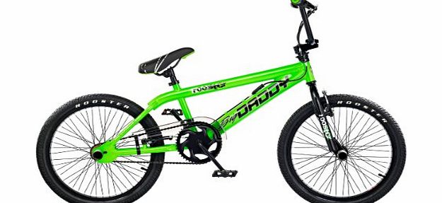 Rooster Big Daddy Spoke 2011 Boys BMX Bike - Neon Green, 20 Inch