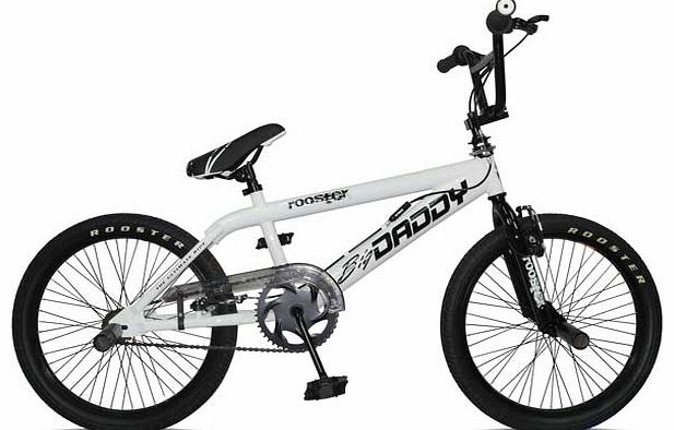 Rooster Big Daddy White BMX Bike - Unisex