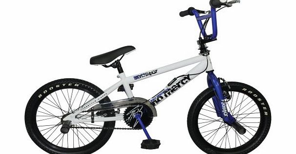 Rooster  NO MERCY 18`` WHITE amp; BLUE BMX BIKE 2014