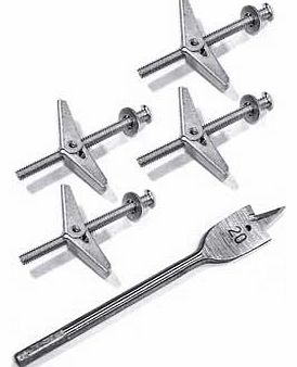 Universal Cavity Wall TV Bracket Fixing Kit