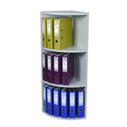 3-Tier Corner Lever Arch File Unit