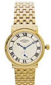 - Mens Gold Plated Bracelet Watch -