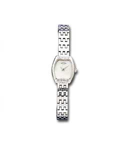 Silver Diamond Set Watch