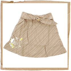 Roxy Get Back Skirt Light Grey