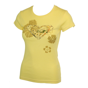 Ladies Roxy Stuart Low Pro 2 Tee Shirt. Butter