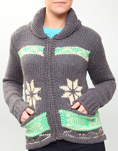 Llama Heavy knit - Heather Grey