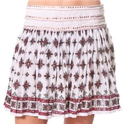 roxy Millie Up Skirt - White