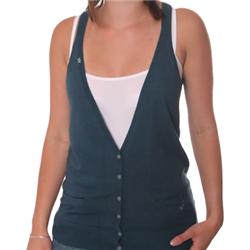 Sienna Knit Waistcoat - Petroleum