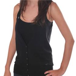 Sienna Knit Waistcoat - True Black