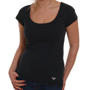 Roxy Twice Over Tee shirt - True Black