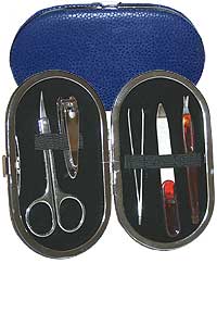 Personal Manicure Set-5 piece Blue Compact