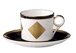 Royal Doulton Acid on White Can & stand