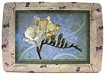Royal Doulton Blue Freesia Melamine Tray