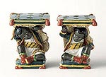 Royal Doulton Little Boy Garden Seat (Pair)