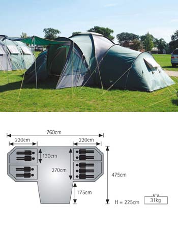 Royal Toulouse 9 Tent