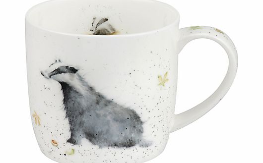 Royal Worcester Wrendale Country Gent Badger Mug