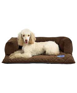 RSPCA Brown Corduroy Sofa Bed