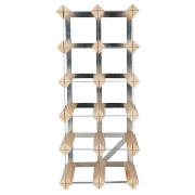 RTA 15 Bottle Wine Rack, Natural Pine