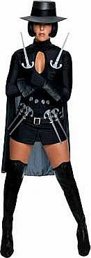 Rubies V for Vendetta Costume - Size 8-10