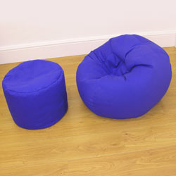 rucomfy Bean Bag and Drum Cotton Drill Junior