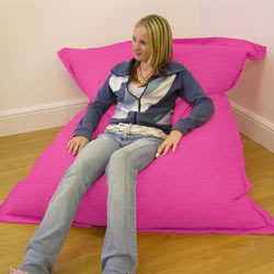 rucomfy Squashy Squarbie 4 in 1 Cotton Drill Bean Bag