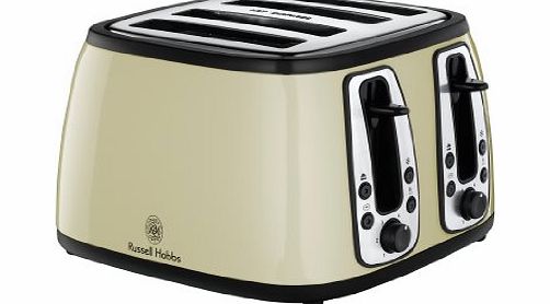 Russell Hobbs 18369 Heritage 4 Slice Toaster - Cream